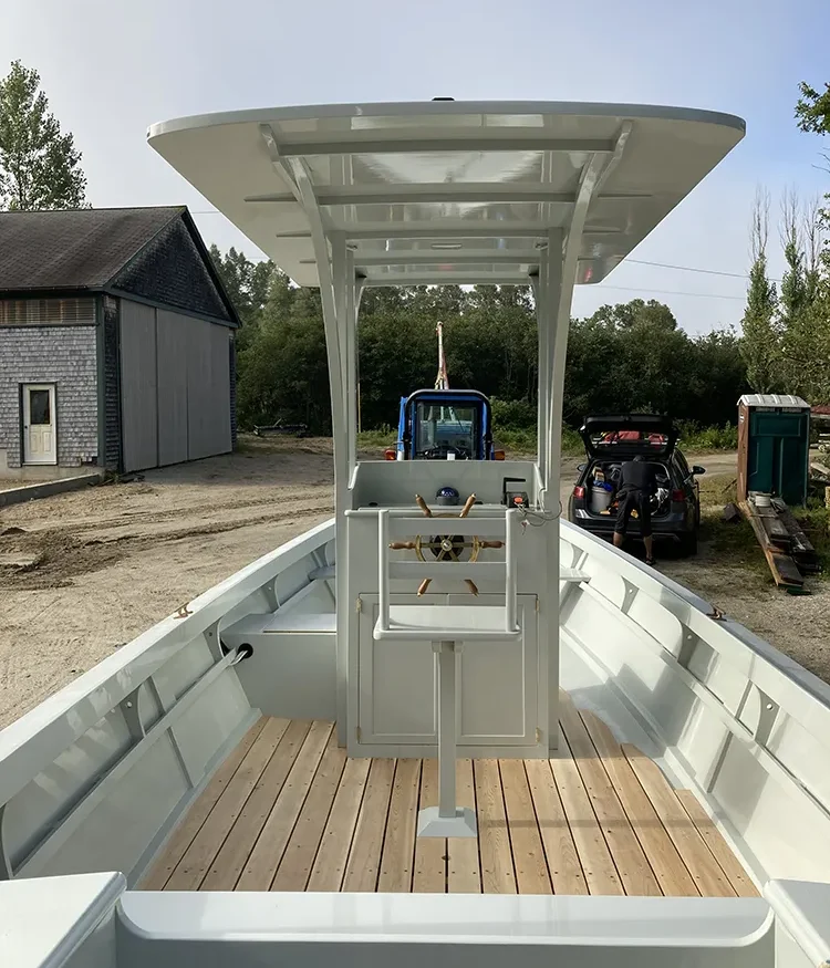 Cockpit of electric boat