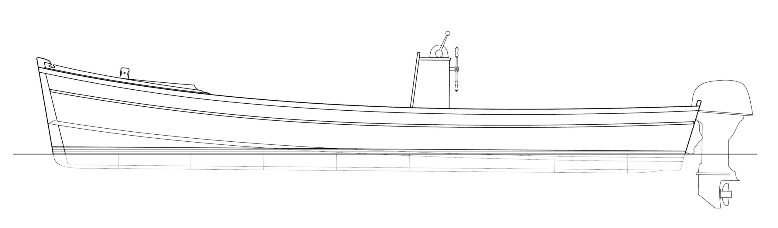 Point Comfort 18 outboard profile
